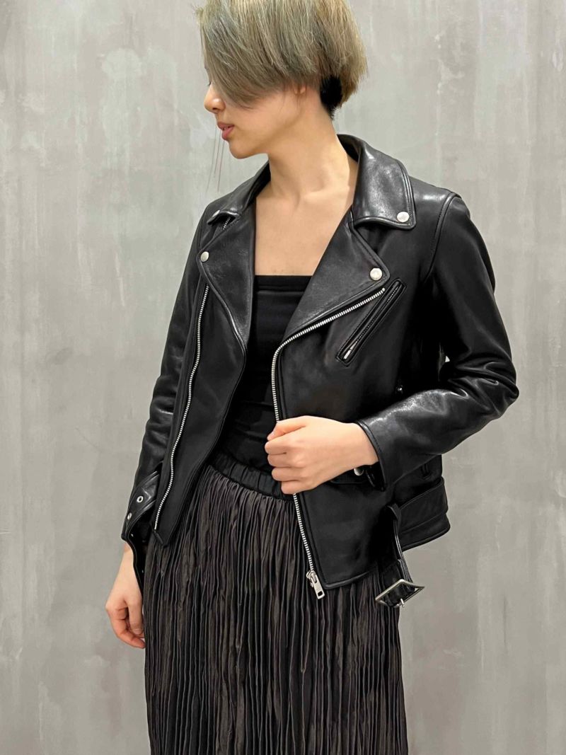 beautiful people(ビューティフルピープル) | vintage leather THE/a riders jacket | 1001402521