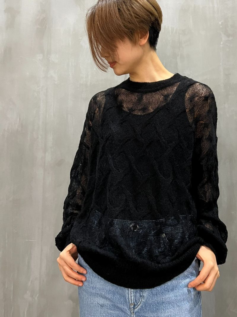 CEaRET(シーレット) | MOHAIR Cable KNIT | 234003