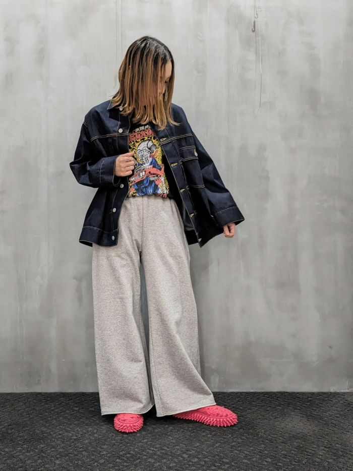 24AW doublet パンク サンダル 鋲 スタッズ ダブレット doublet SPIKY CANVAS SNEAKER RED（ダブレット スパイキー