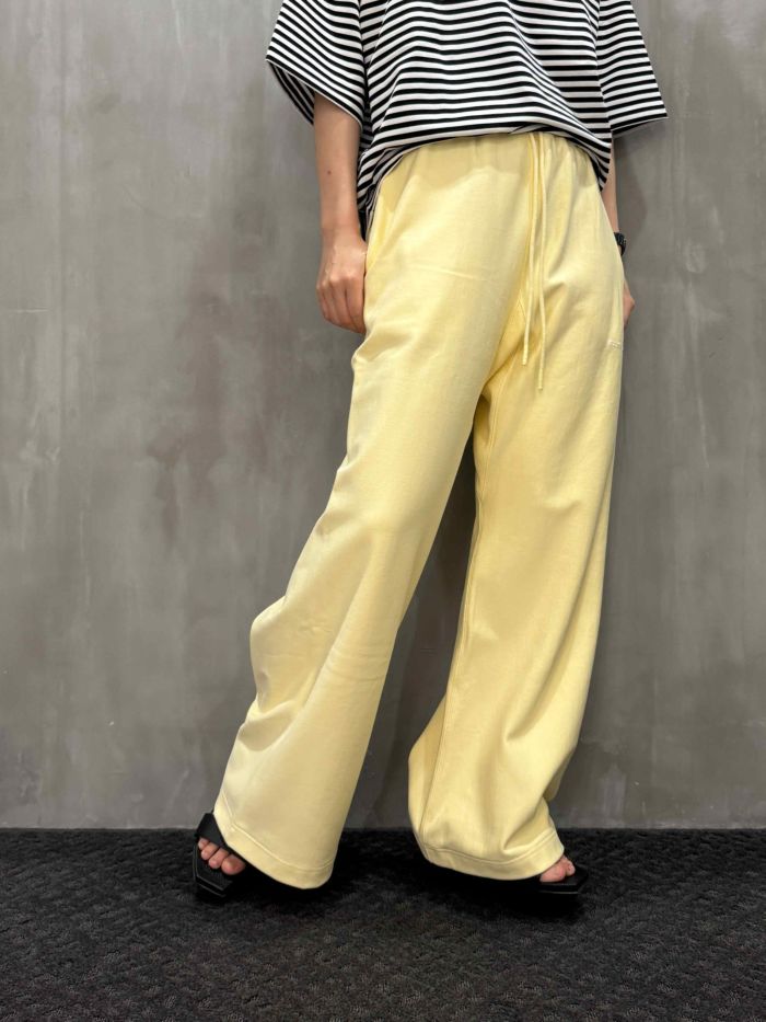 beautiful people(ビューティフルピープル)|suvin compact sweat wide straight pants|1425305001