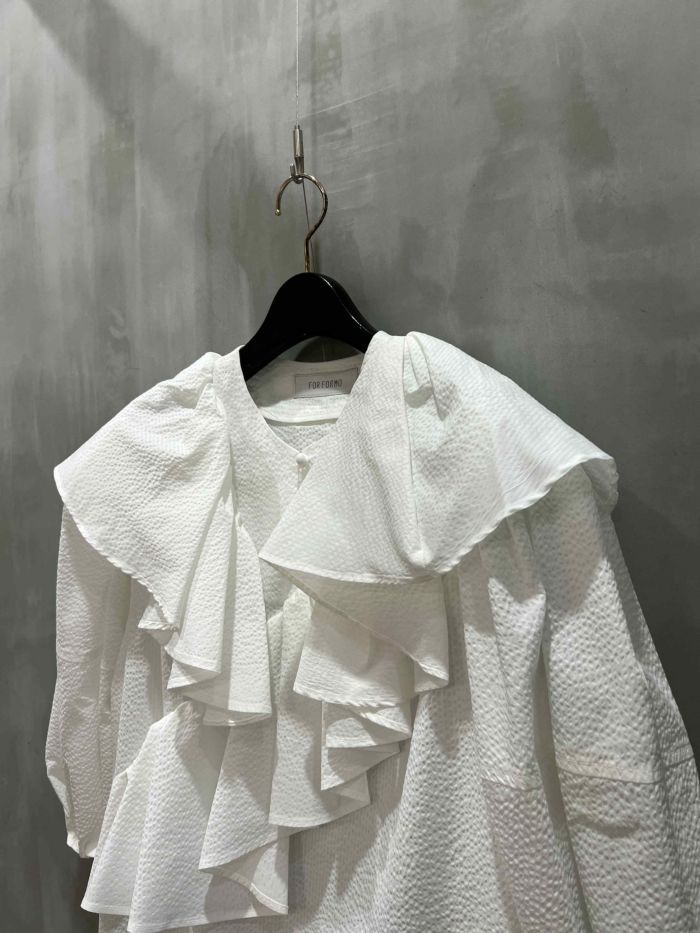 FOR FORMO Frill T-shirt フリルTシャツ フォルフォルモ