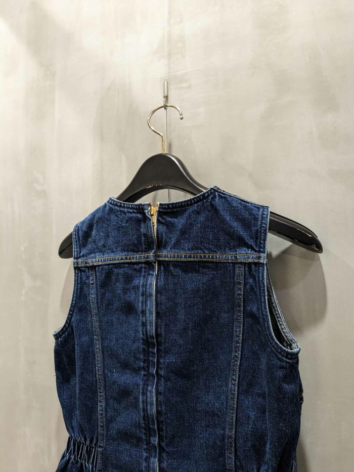 beautiful people（ビューティフルピープル）｜selvedge denim sleeveless top｜7425110027 |  MFG WEBSTORE