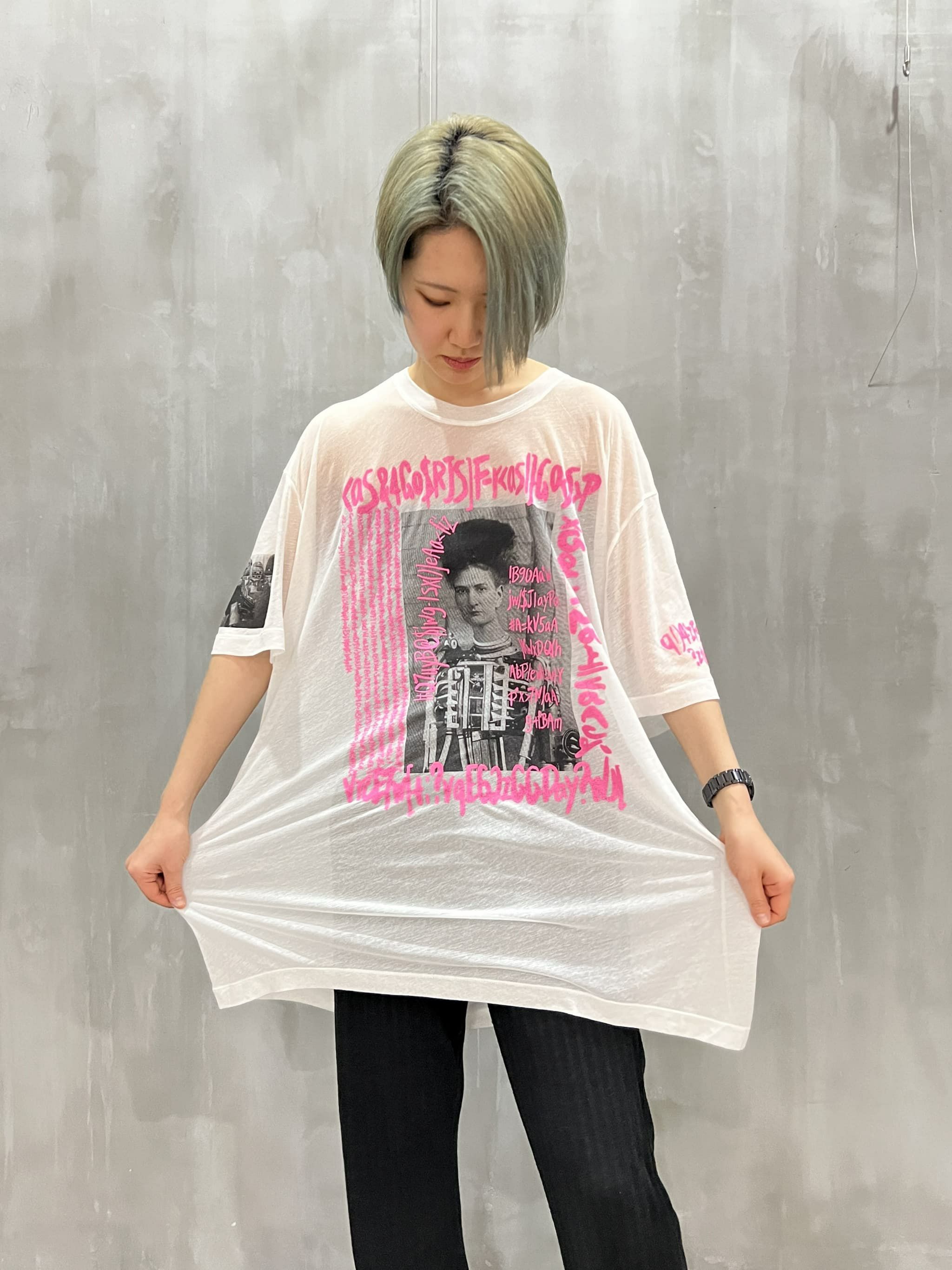 doublet（ダブレット）｜SEE-THROUGH PRINT T-SHIRT｜24SS36CS318 ...