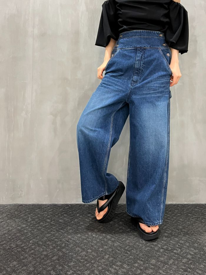 beautiful people(ビューティフルピープル)|selvedge denim high waist pants|1425105023
