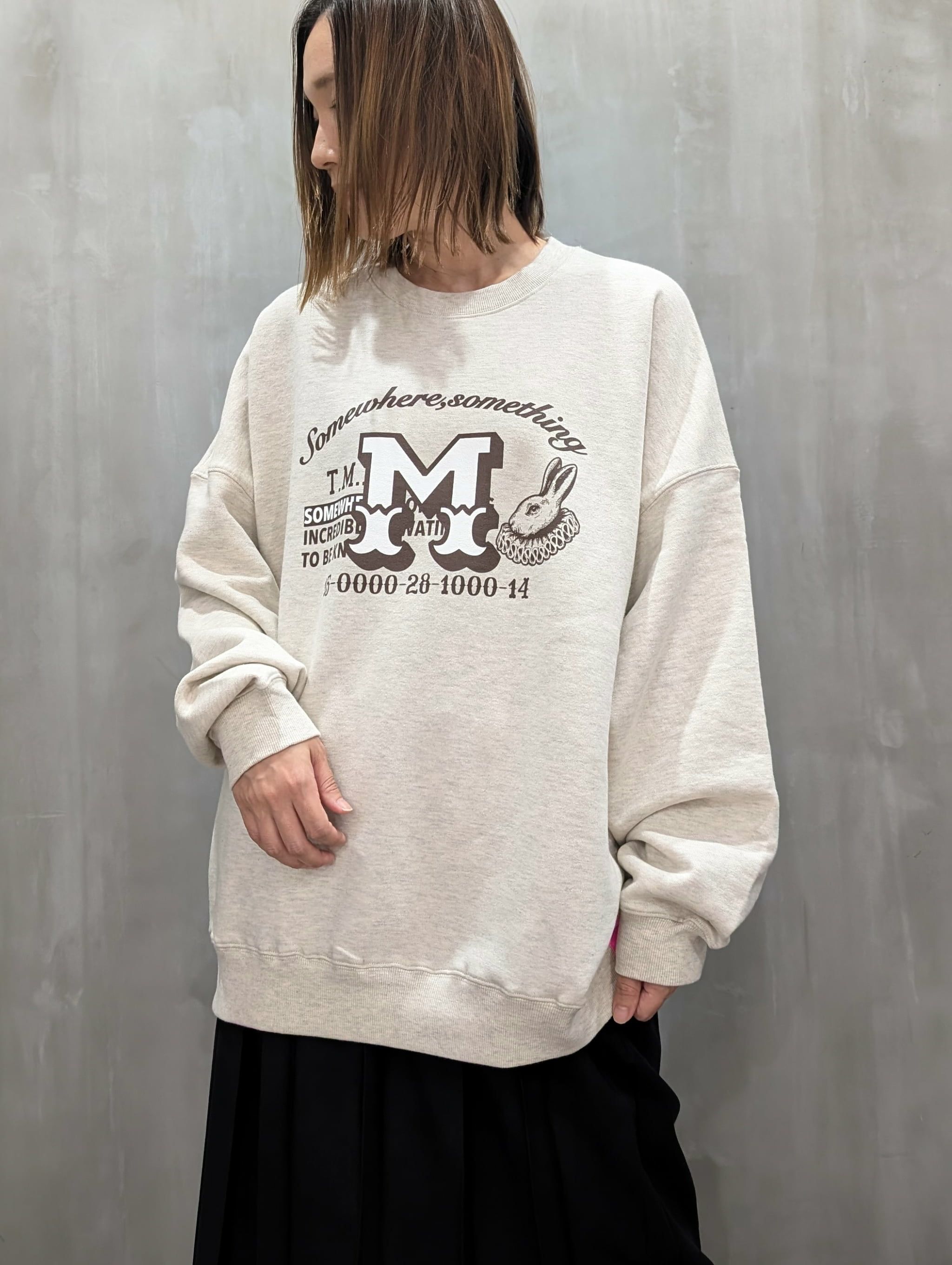 THOMAS MAGPIE（トーマスマグパイ）｜Sweat Pullover 『SOMEWHERE SOMETHING INCREDIBLE IS  WAITING TO BE KNOWN.』｜2243871 | MFG WEBSTORE