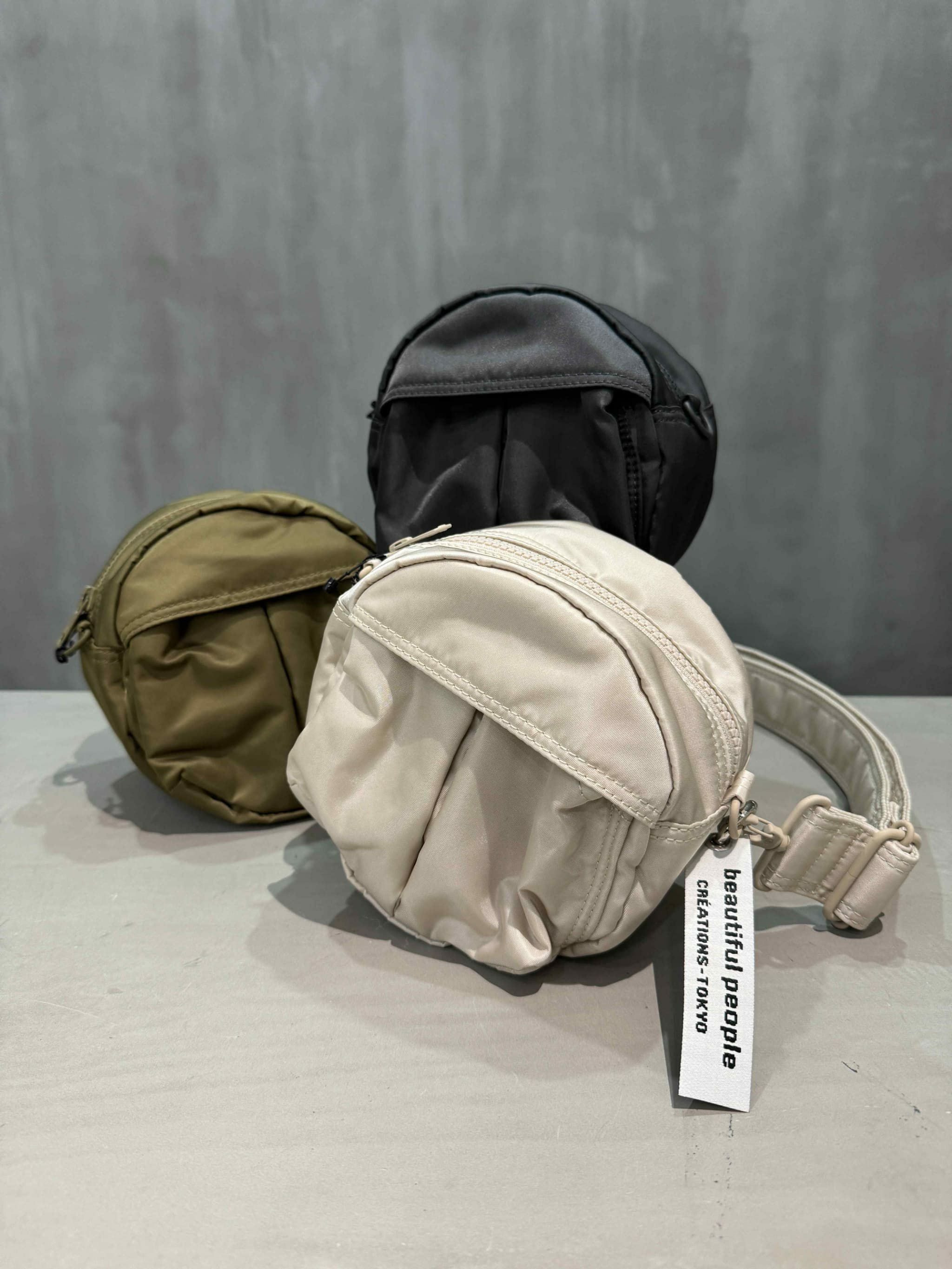 POTRxbp helmet bag in やすくっ nylon twill 黒