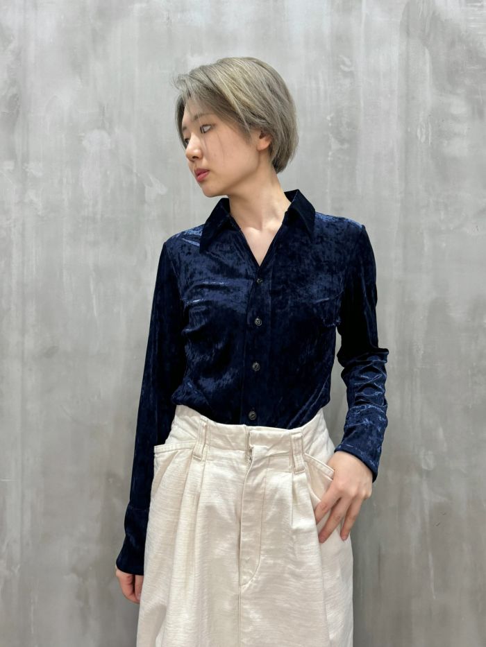 near.nippon(ニアーニッポン)|ベロアシャツ|402-2425