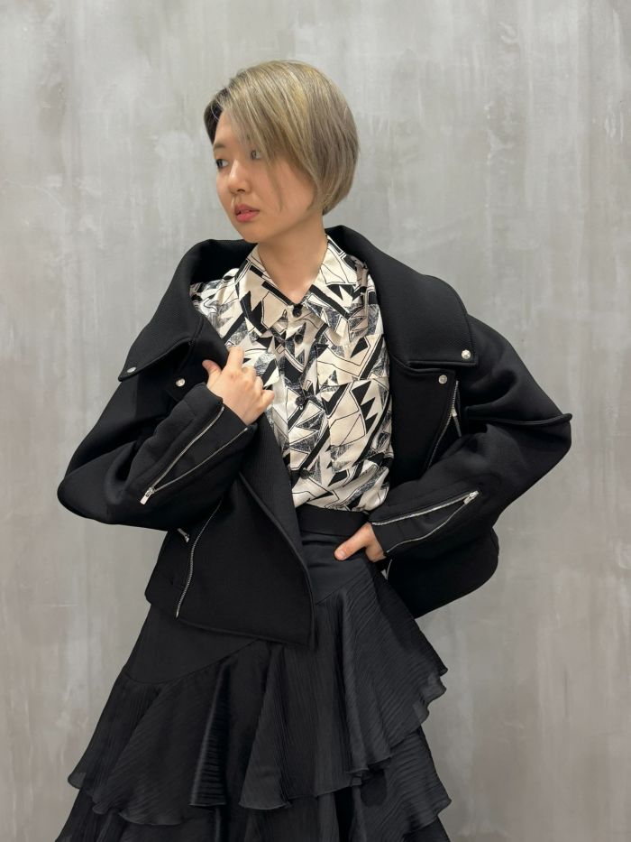 divka(ディウカ)|Bonotto SCUBA ダブルクロスライダースジャケット|DK26-SP-J01