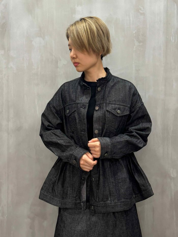 EZUMi(エズミ)|ペプラムフォルムデニムジャケット|YEAW24JK04