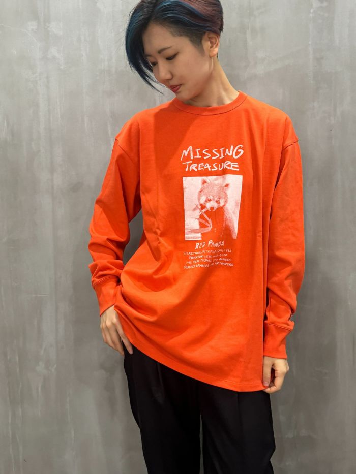 beautiful people(ビューティフルピープル)|feels suvin jersey print long T|f430310009