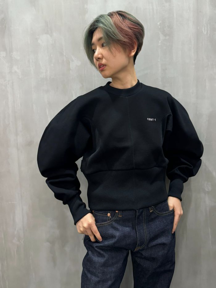 1% SHUHEI OGAWA(イチパーセント シュウヘイオガワ)|シルエットダンボールスウェット|24A-T-13