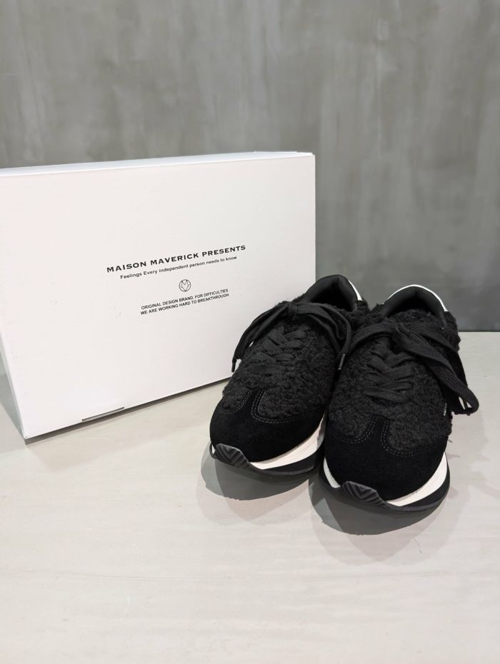 MAISON MAVERICK PRESENTS(メゾンマヴェリックプレゼンツ)|Poodle Retro Runner race Sneakers|MS2474