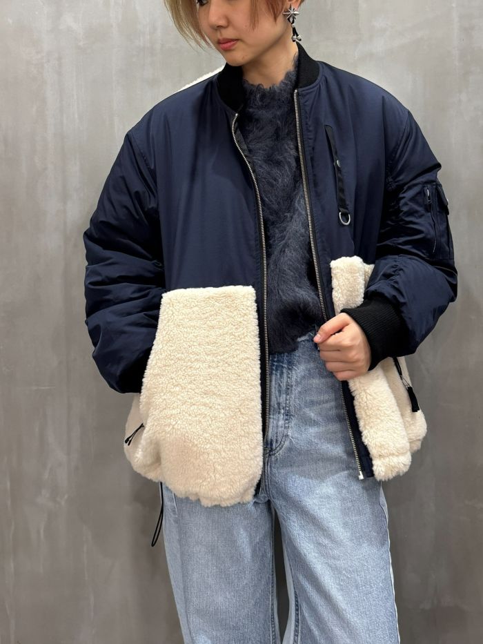 MARECHAL TERRE(マルシャルテル)|Boa Bomber Blouson|ZMT245BZ515