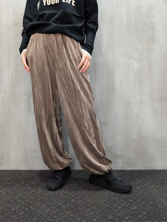 【20%OFFセール】CHIGNON(シニヨン)|ワッシャーベロア2wayパンツ|3645-225KK