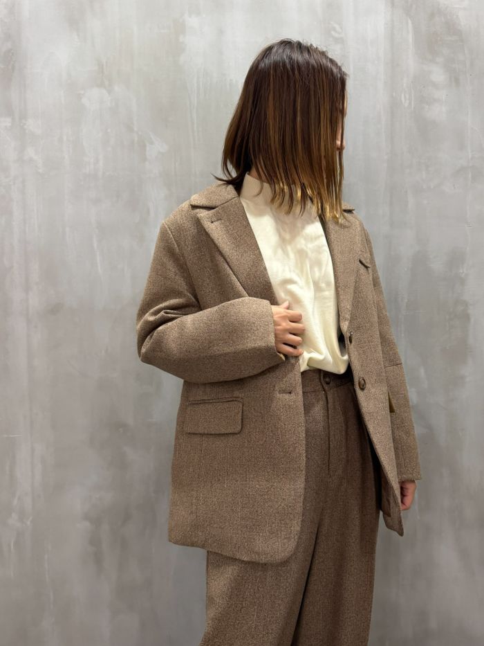 【20%OFFセール】CHIGNON(シニヨン)|ツイードウラキルトジャケット|4645-240MK