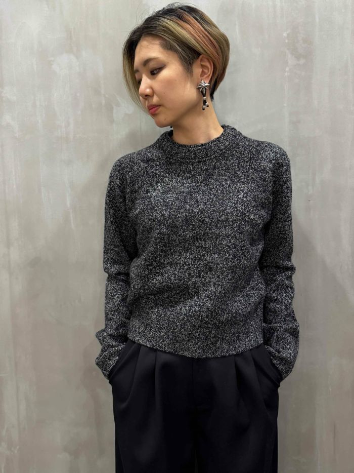 ASTRAET(アストラット)|3G ミックス クルーネックニット|5413-199-0237