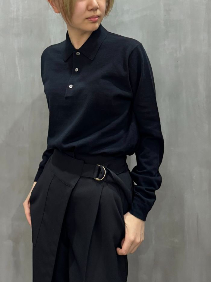 ANTHOM(アントム)|カシミヤメンズ(ユニセックス)ポロニット|A60501