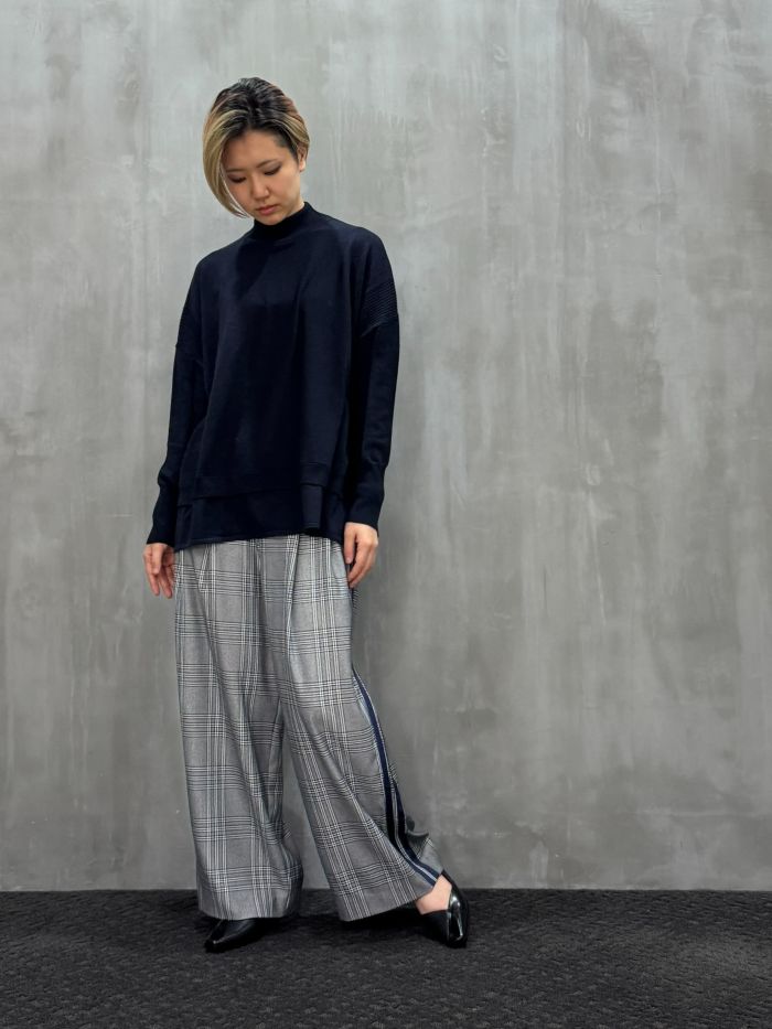 CEaRET◆ハイネックニットプルオーバー/ニット・セーター(厚手)/2/ポリエステル/GRY/244006// CEaRET(シーレット) / ハイネックニットプルオーバー/ニット