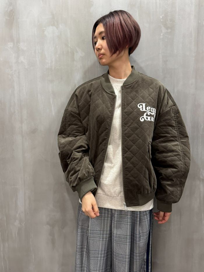 【20%OFFセール】MARGAUX VINTAGE(マルゴーヴィンテージ)|Logo Quilted Blouson|MG JK-24120-A