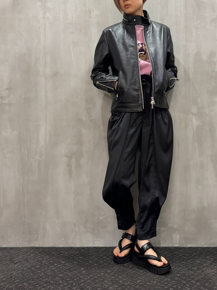 1% シュウヘイオガワ　ヘビーサテンパンツ　2024AW ヘビーサテンパンツ 1% SHUHEI OGAWA【イチパーセント