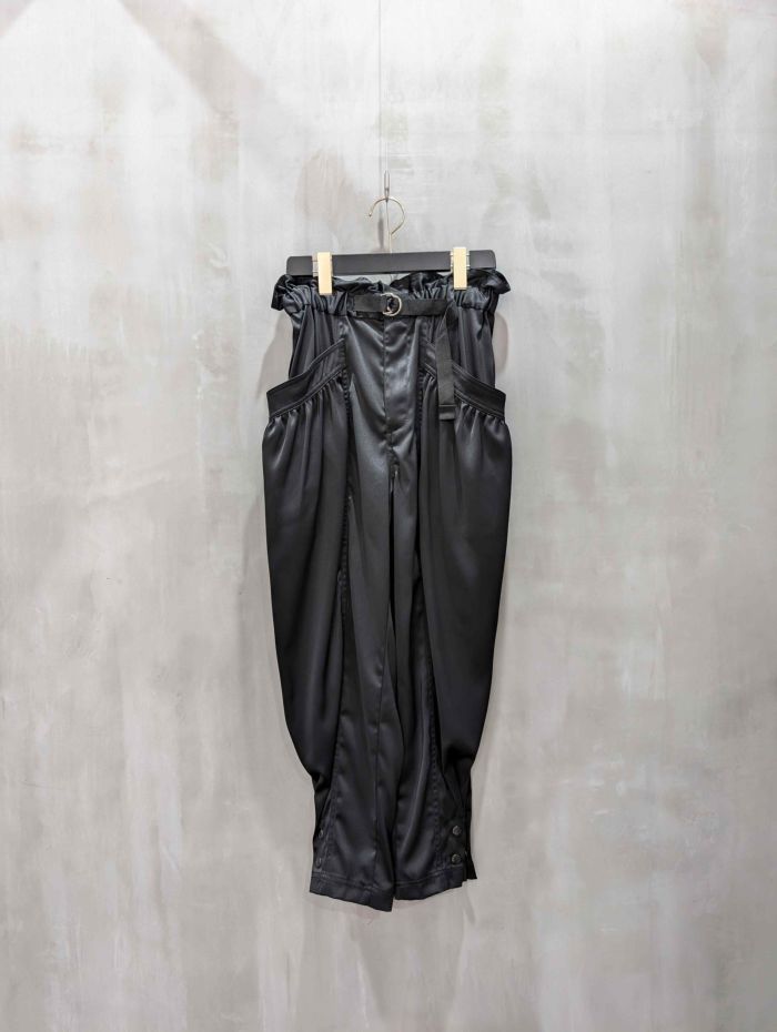 1% シュウヘイオガワ　ヘビーサテンパンツ　2024AW ヘビーサテンパンツ 1% SHUHEI OGAWA【イチパーセント