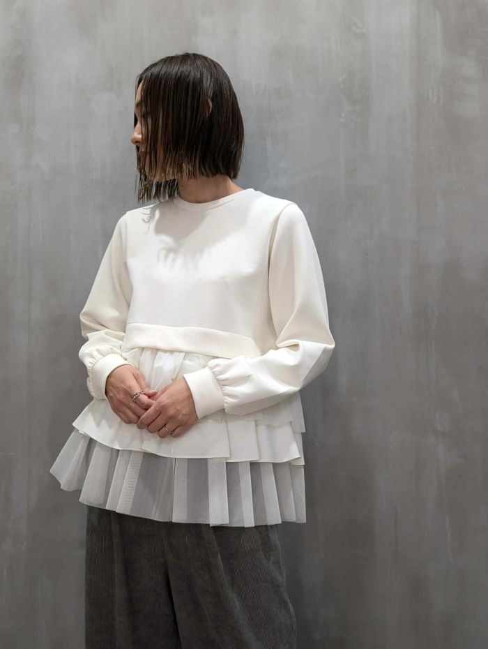 【20%OFFセール】HERENCIA(ヘレンチア)|3-tiered frilled top|H524315