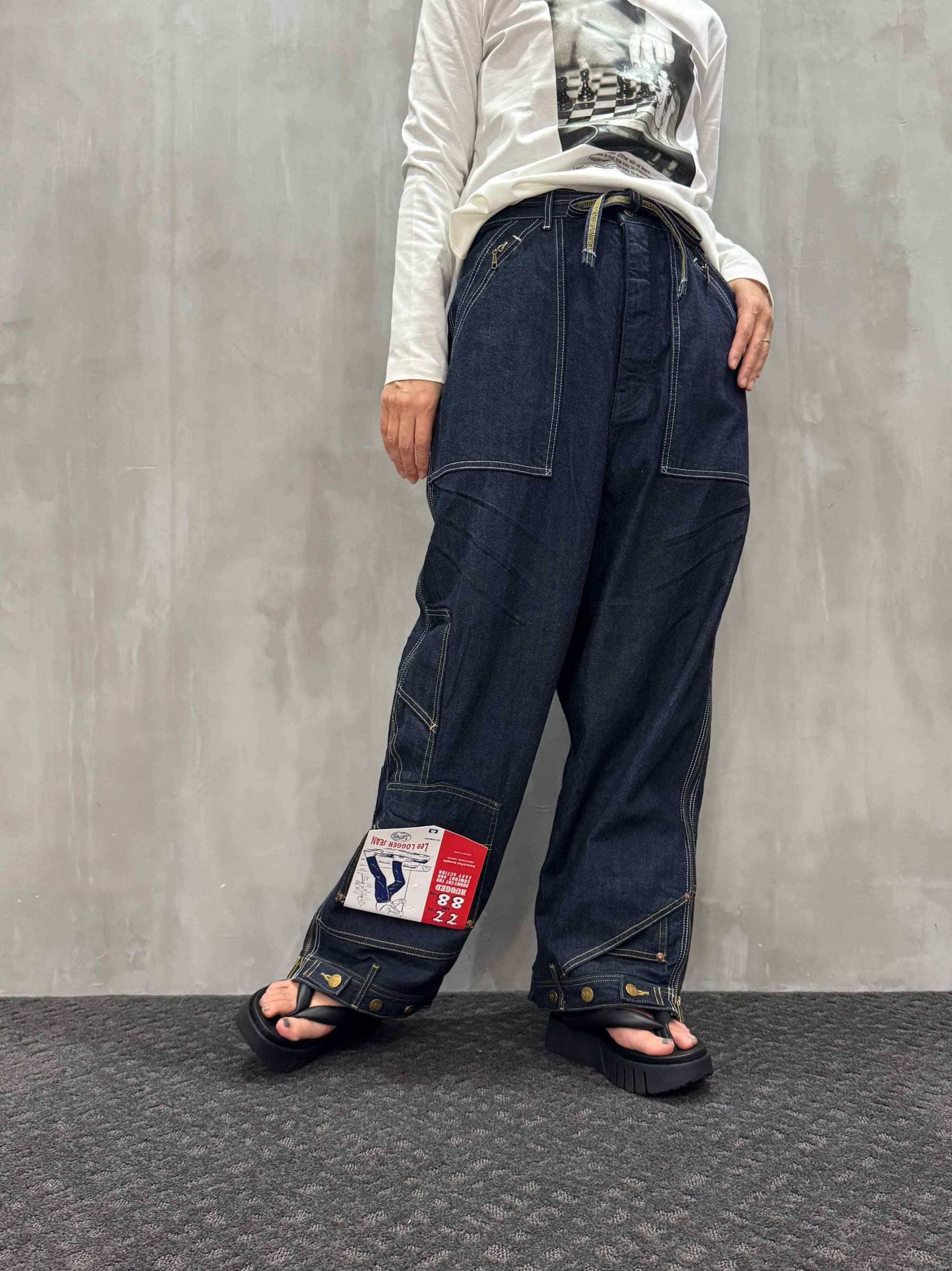 beautiful people（ビューティフルピープル）｜Lee double-end denim 91-B/logger  pants｜1525105045 | MFG WEBSTORE