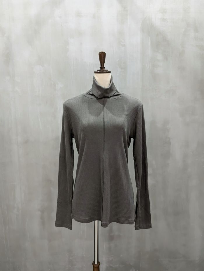 De bon coer(ドゥボンクール)|リブタートルネック|23124