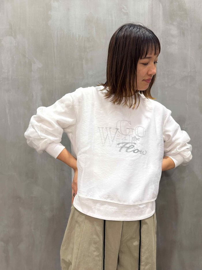 Lallia Mù グレー トレーナー 38 Lallia Mù グレー トレーナー 38