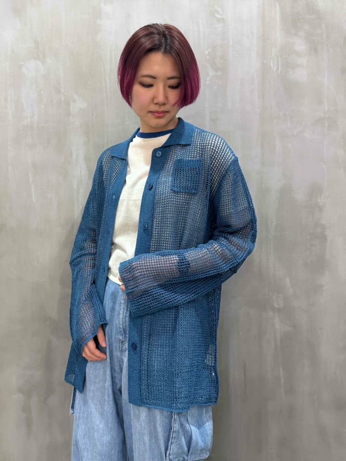 ANTHOM(アントム)|和紙糸 KNITブラウス|A31529