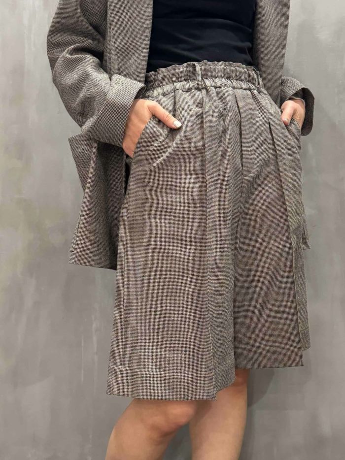 near.nippon(ニアーニッポン)|ウールリネン ショートパンツ|335-25