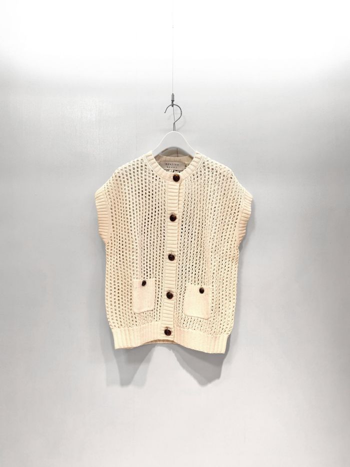 【20%OFFセール】BEATING HEART(ビーティングハート)|メッシュ編みベスト|BK016L1