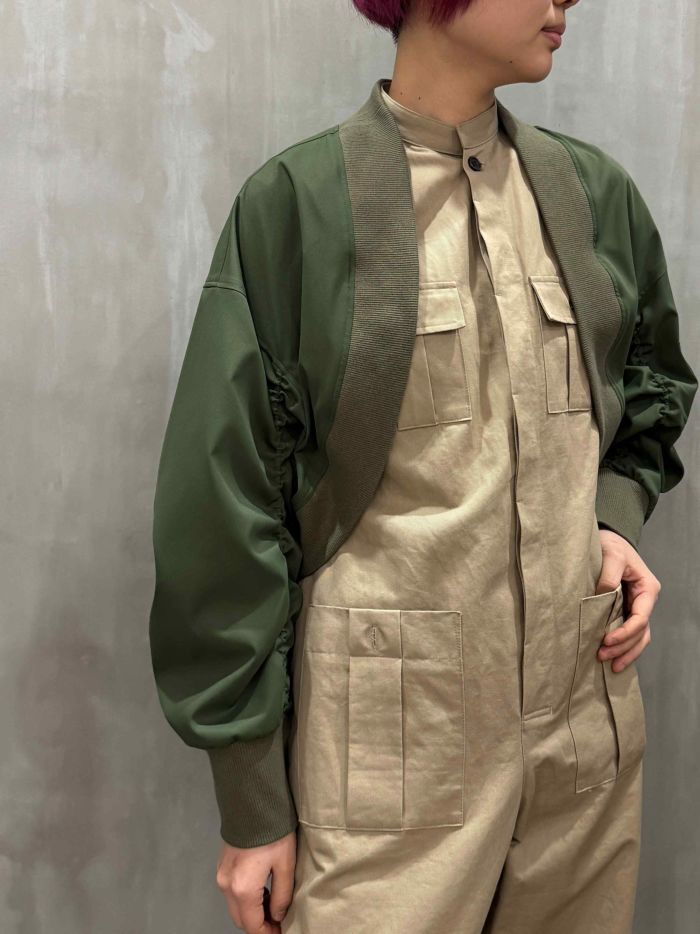 trois(トロワ)|ストレッチツイルMA-1ボレロ|T251-83022