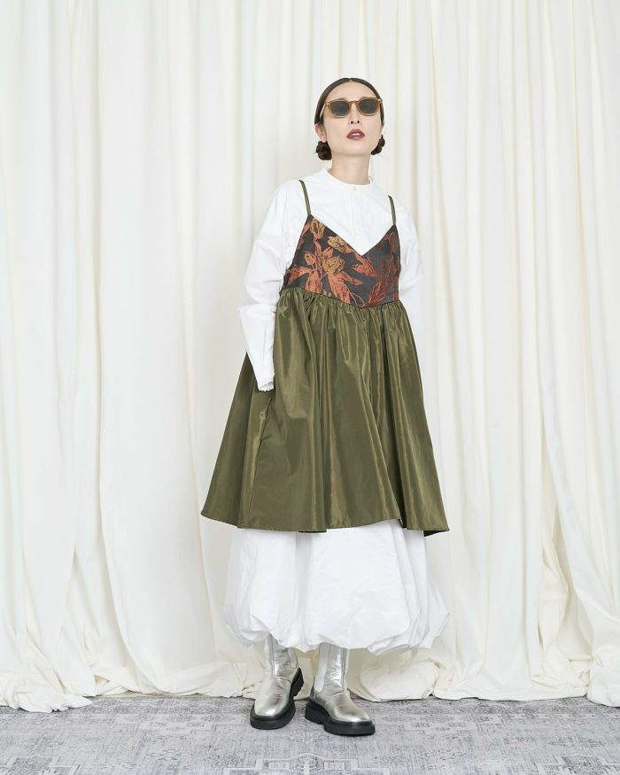 THOMAS MAGPIE(トーマスマグパイ)|P/Taffeta Camisole Tops THOMAS MAGPIE(トーマスマグパイ)|P/Taffeta Camisole Tops