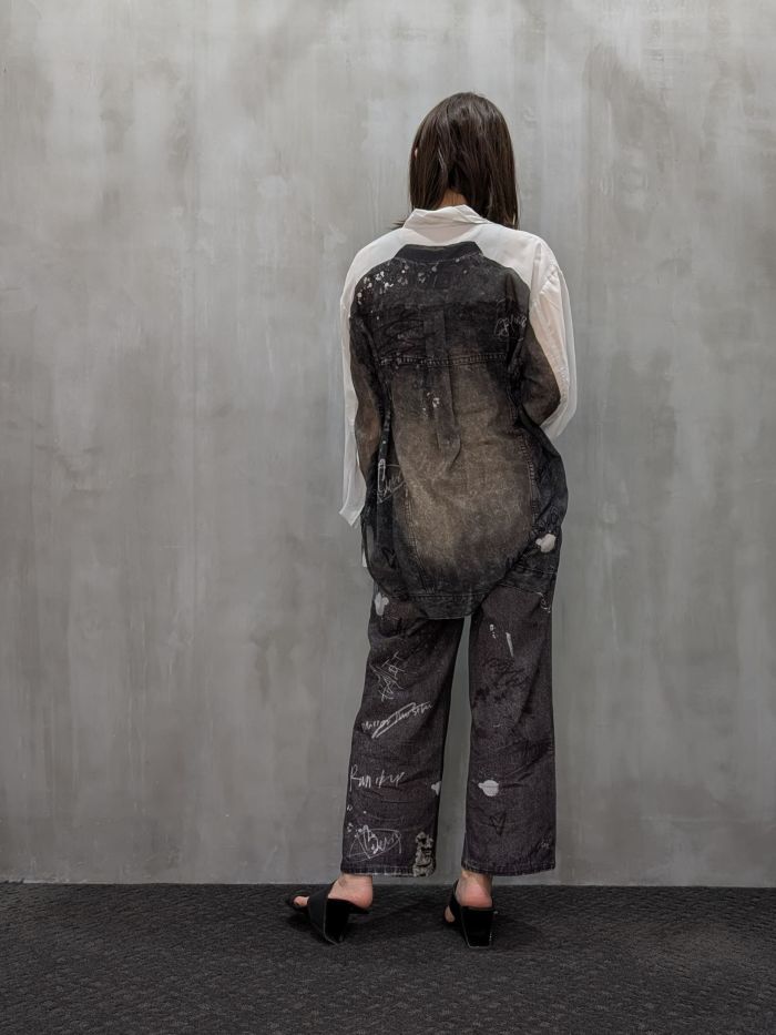 MAISON SPECIAL（メゾンスペシャル）｜Denim Print Pants