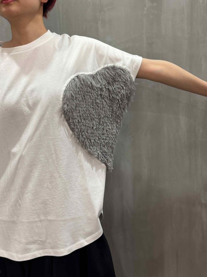 select shop chocola | Margaux Vintage ハートフリンジTee 再販