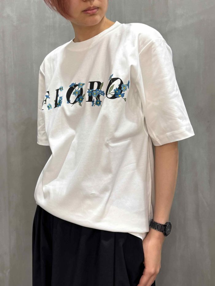 FORFORMO(フォルフォルモ)|Print T-shirt-B「FLORO」|725201-2B