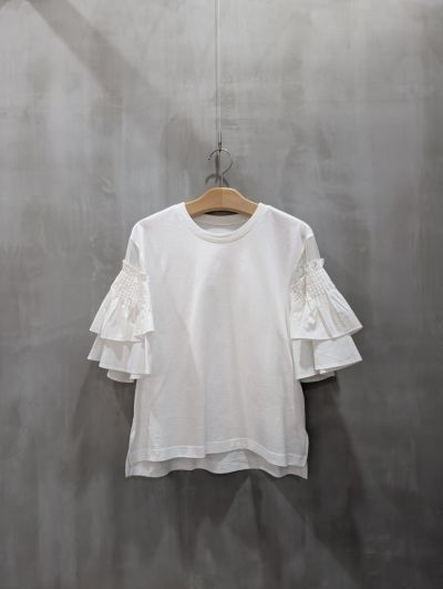 ヤマダヤ Lallia Mu ラリアムー デザインTシャツ サイズ38 冬の感謝セール ヤマダヤ Lallia サイズ38 デザインTシャツ