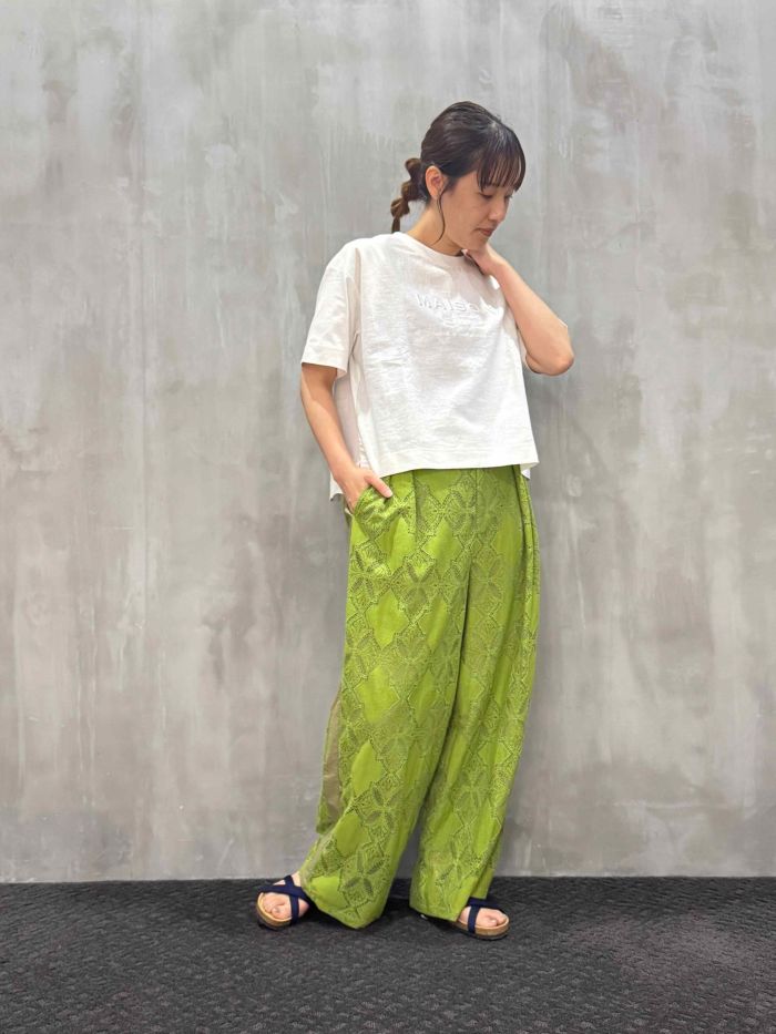 20%OFFセール】CHIGNON（シニヨン）｜レースサイドラインパンツ