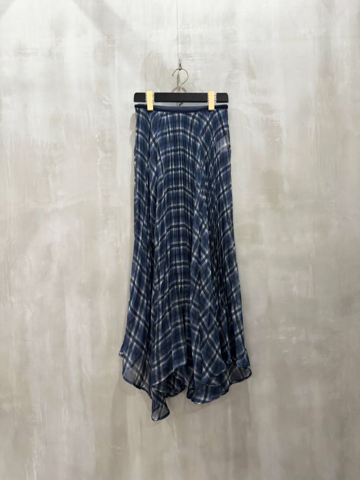 MAISON SPECIAL(メゾンスペシャル)|Circular Pleated Plaid Skirt|21251515204