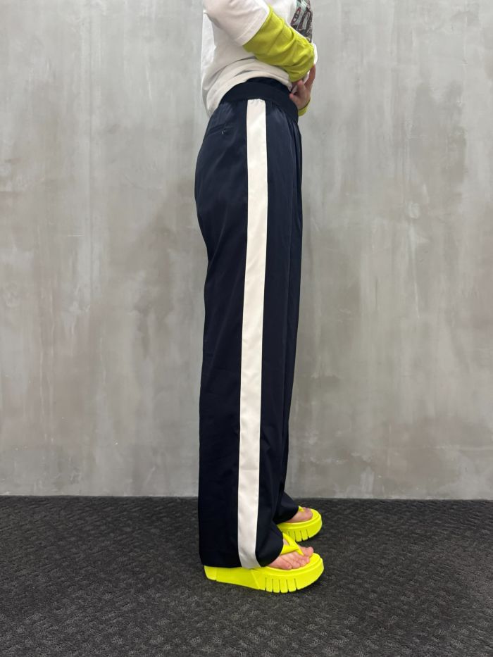 ASTRAET（アストラット）｜CU/N サテン ソクショウ ワイドパンツ｜5414