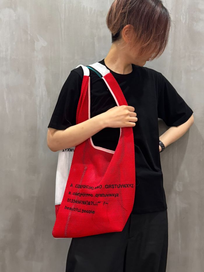 beautiful people(ビューティフルピープル)|alphabet embroidery marche flip bag|1535612014
