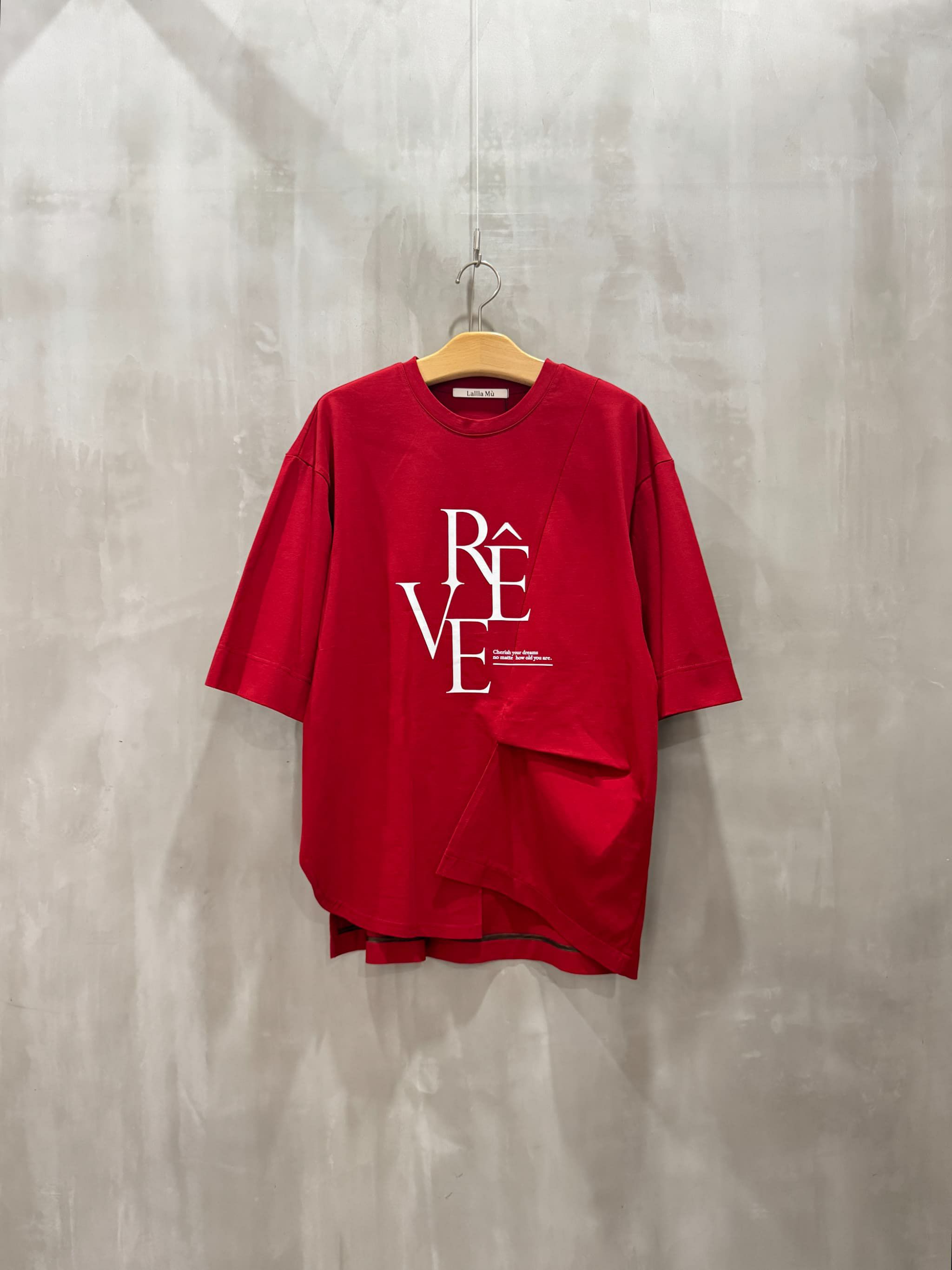 【20%OFFセール】Lallia Mu(ラリア・ムー)|アシンメトリースリットカットソー|2513510