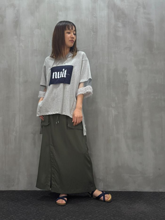 Lallia Mu ラリアム　キルトドッキングコート　size38 ブラック Lallia Mu ラリアム キルトドッキングコート size38 ブラック