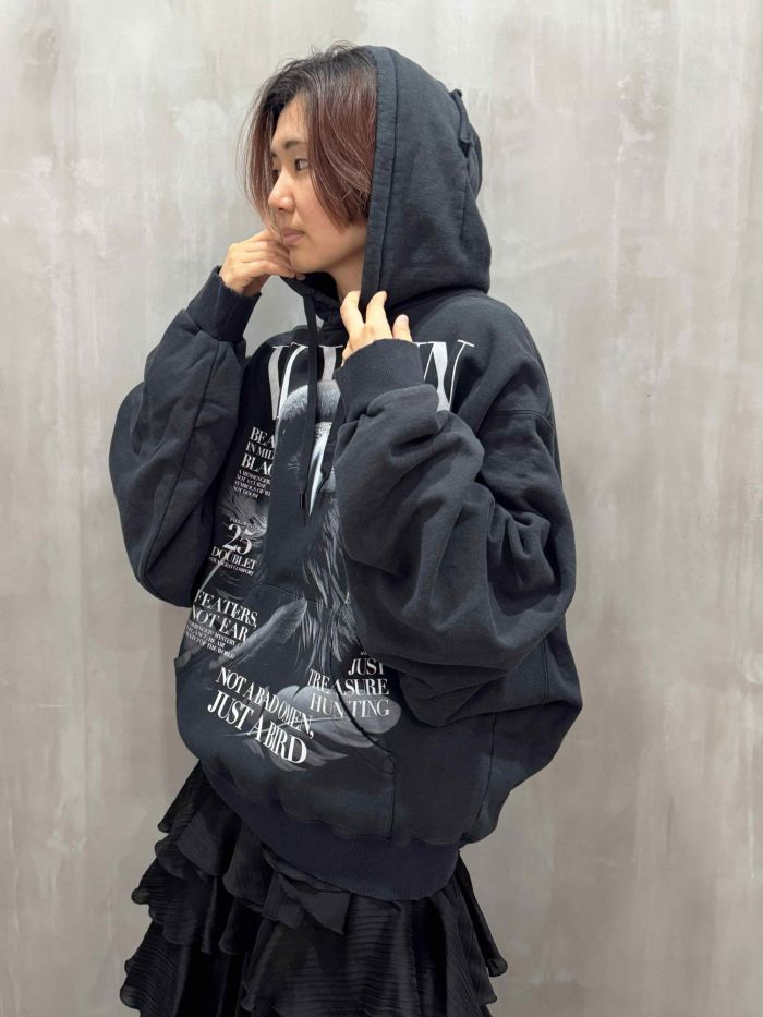 doublet ダブレット / HOODIE PHOTO STITCH HOODIE DOUBLET /“CHEKI” RAINBOW-FILM HOODIE | glitter