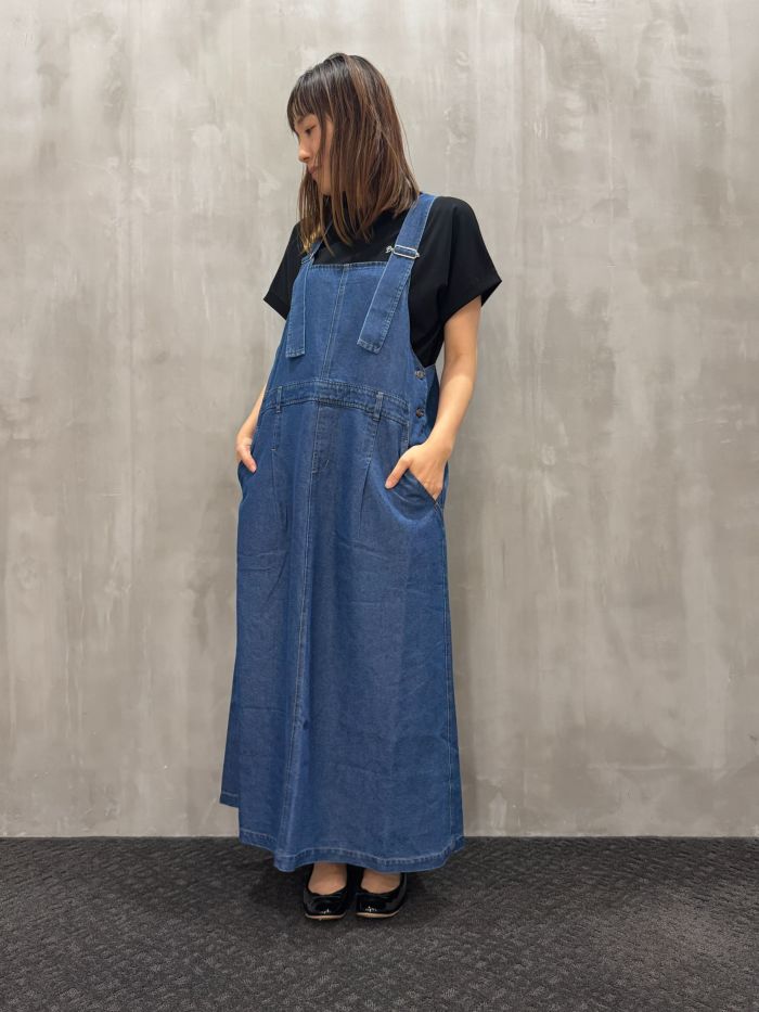 trois(トロワ)|テンセルデニム ジャンパースカート|T256-85002