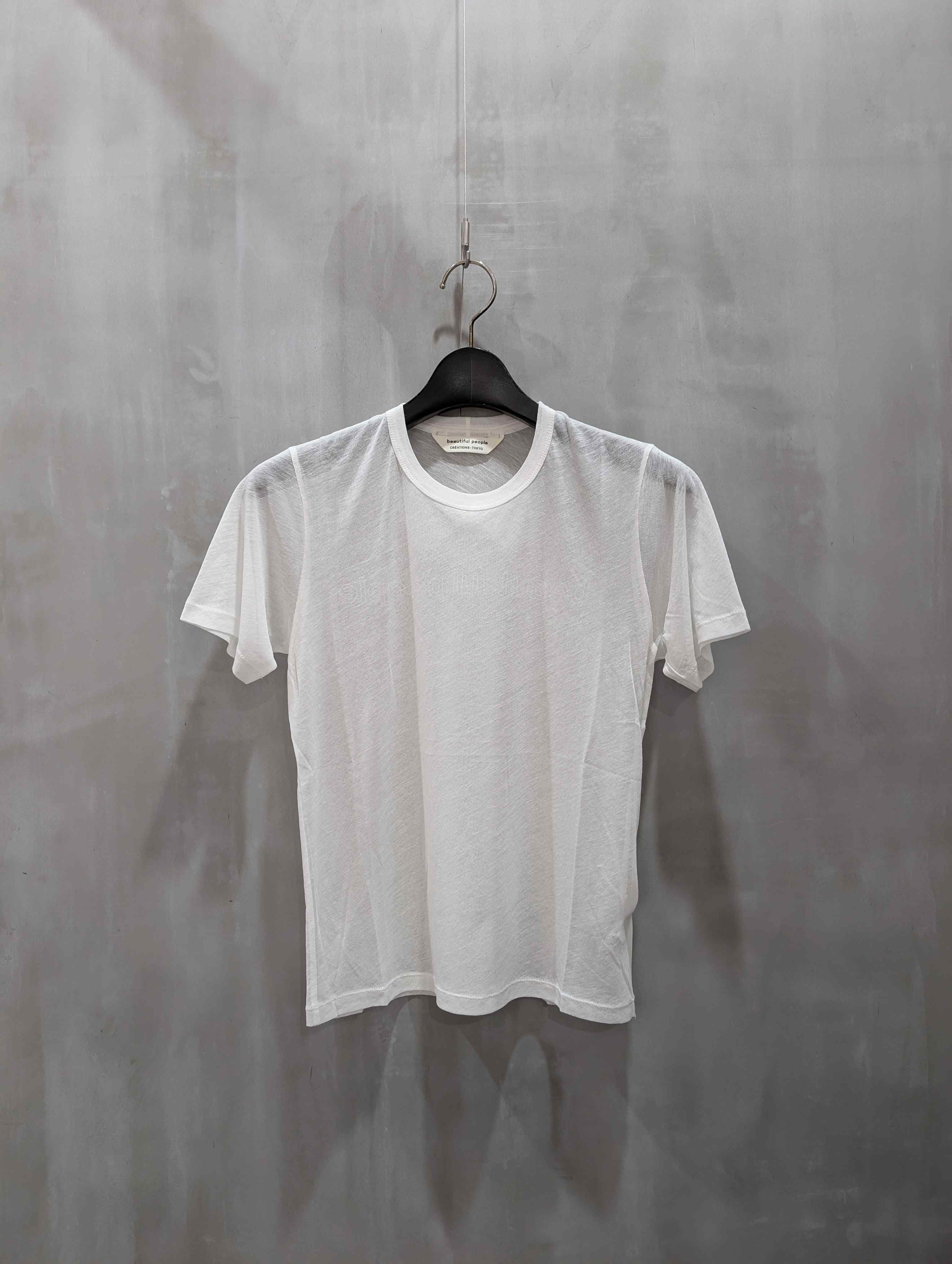 beautiful people(ビューティフルピープル)|sheer jersey outline logo T|1545310028