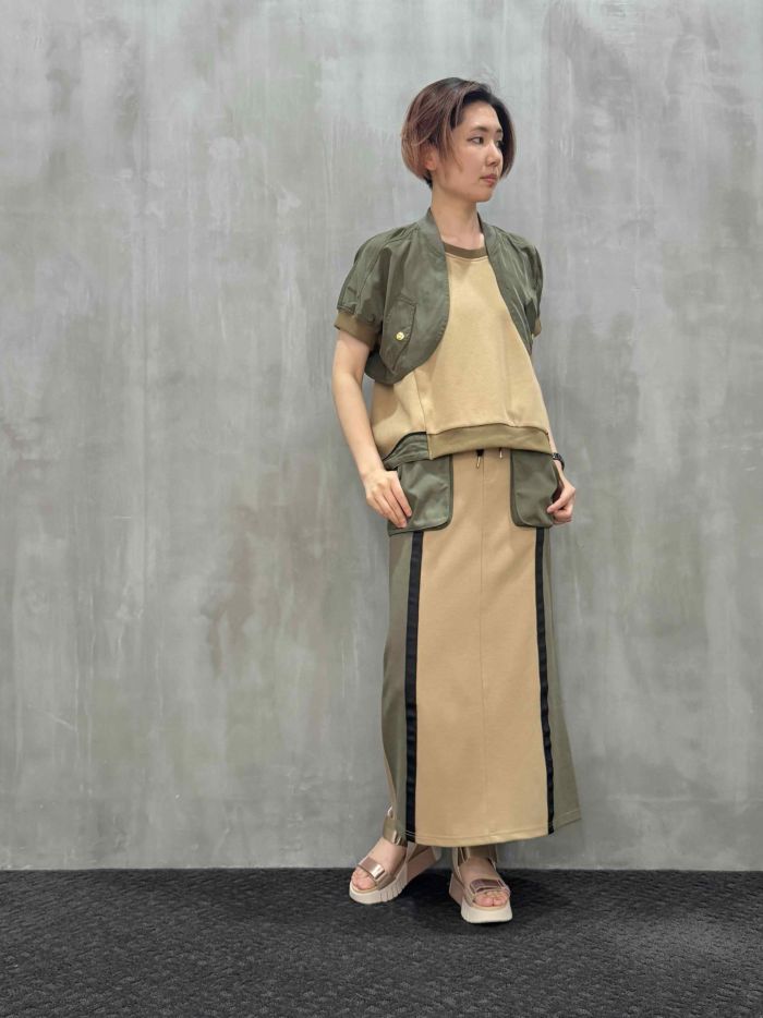 新品 タグ付き RISLEY リズレイ MA-1風ドッキングカットソー 2024 RISLEY（リズレー）｜Zip skirt｜R2503-ZSK862 | MFG WEBSTORE