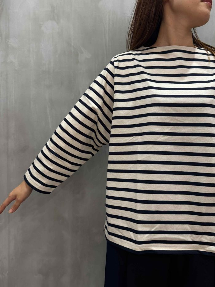 THOMAS MAGPIE長袖Tシャツ THOMAS MAGPIE（トーマスマグパイ）｜Multi Striped Cotton Long