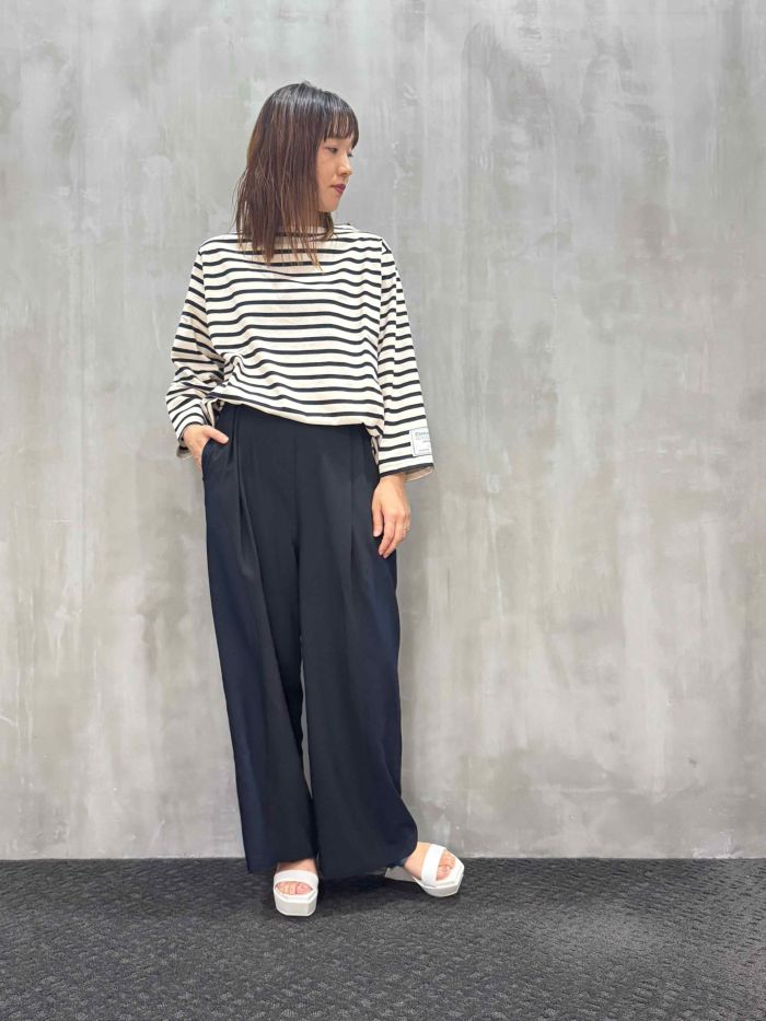 【新品未使用 】THOMAS MAGPIE イージーパンツ THOMAS MAGPIE（トーマスマグパイ）｜Multi Striped Cotton Long